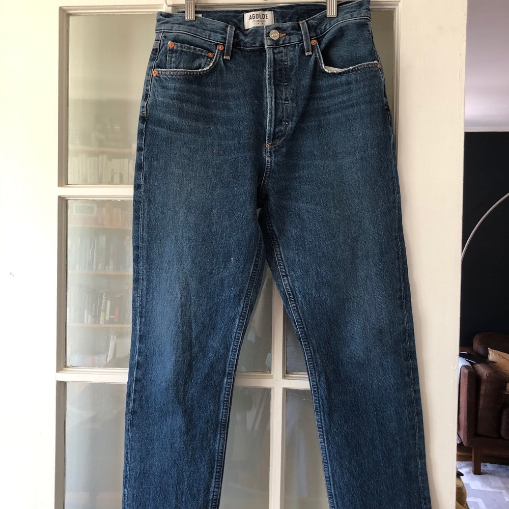 AGOLDE Riley High-Rise Straight